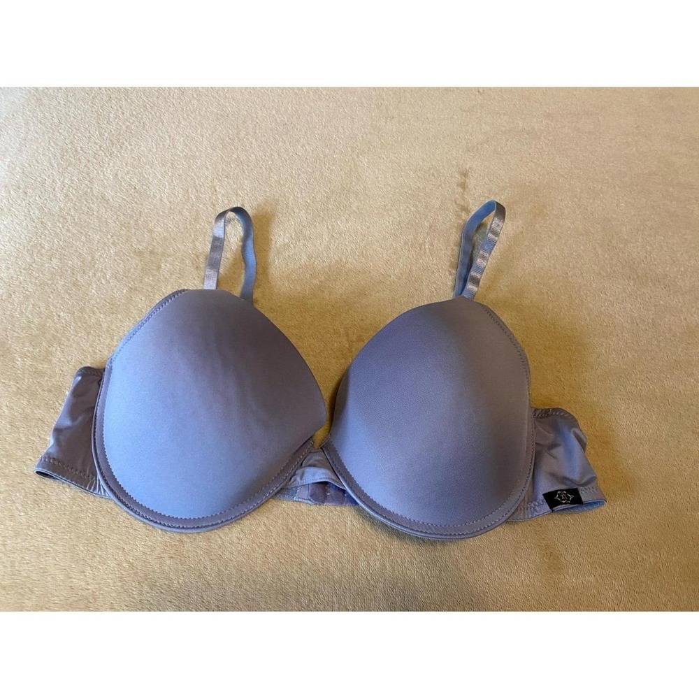 Nanette Lepore Bra Push Up Grey Underwire 38C Lingerie s2